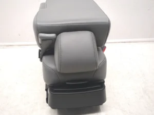 2009 - 2014 Ford F150 Center Jump Seat, 3-Point Seatbelt, Steel Gray Vinyl - Image 3