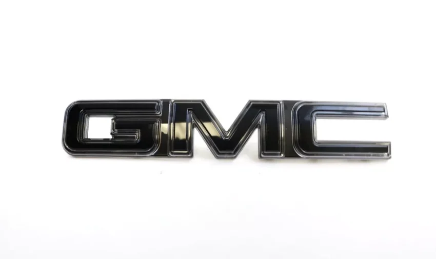 2019-2022 GMC Sierra Illuminated Front Grille Emblem Black OEM - Image 5