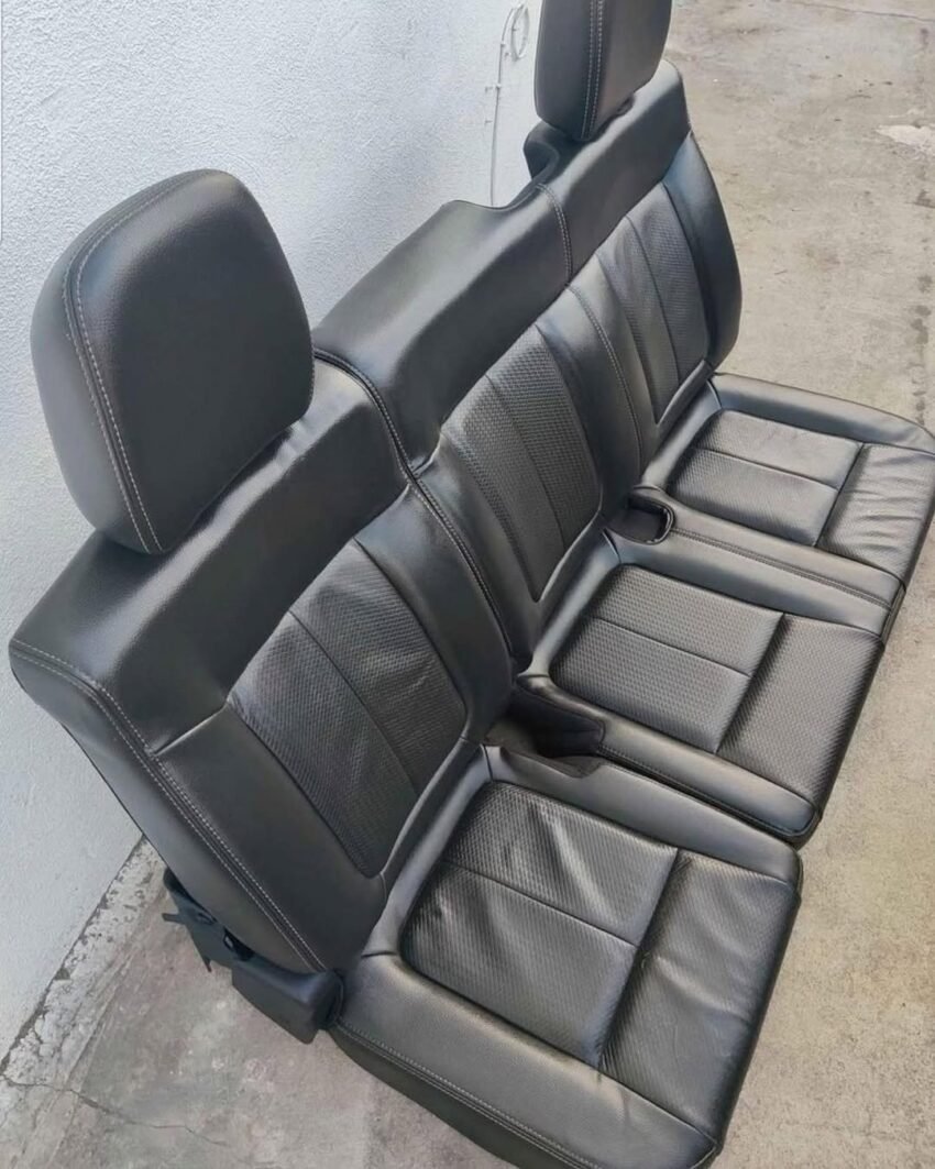 2009-2014 Ford F-150 FX4 Lariat Crew Cab Black Leather Seats for Sale - Image 6
