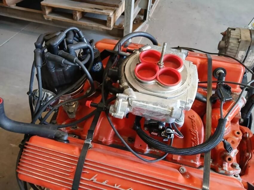 5.7L 4-Bolt Main Chevy 350 Engine Assembly with Performance Mods 92k Miles - Image 5